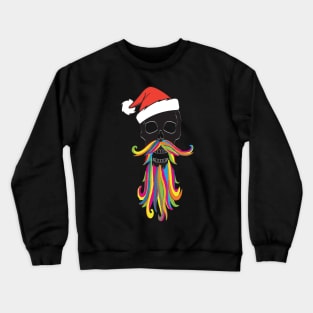 santa skull Crewneck Sweatshirt